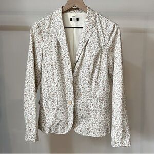 J Crew Floral Print Blazer
